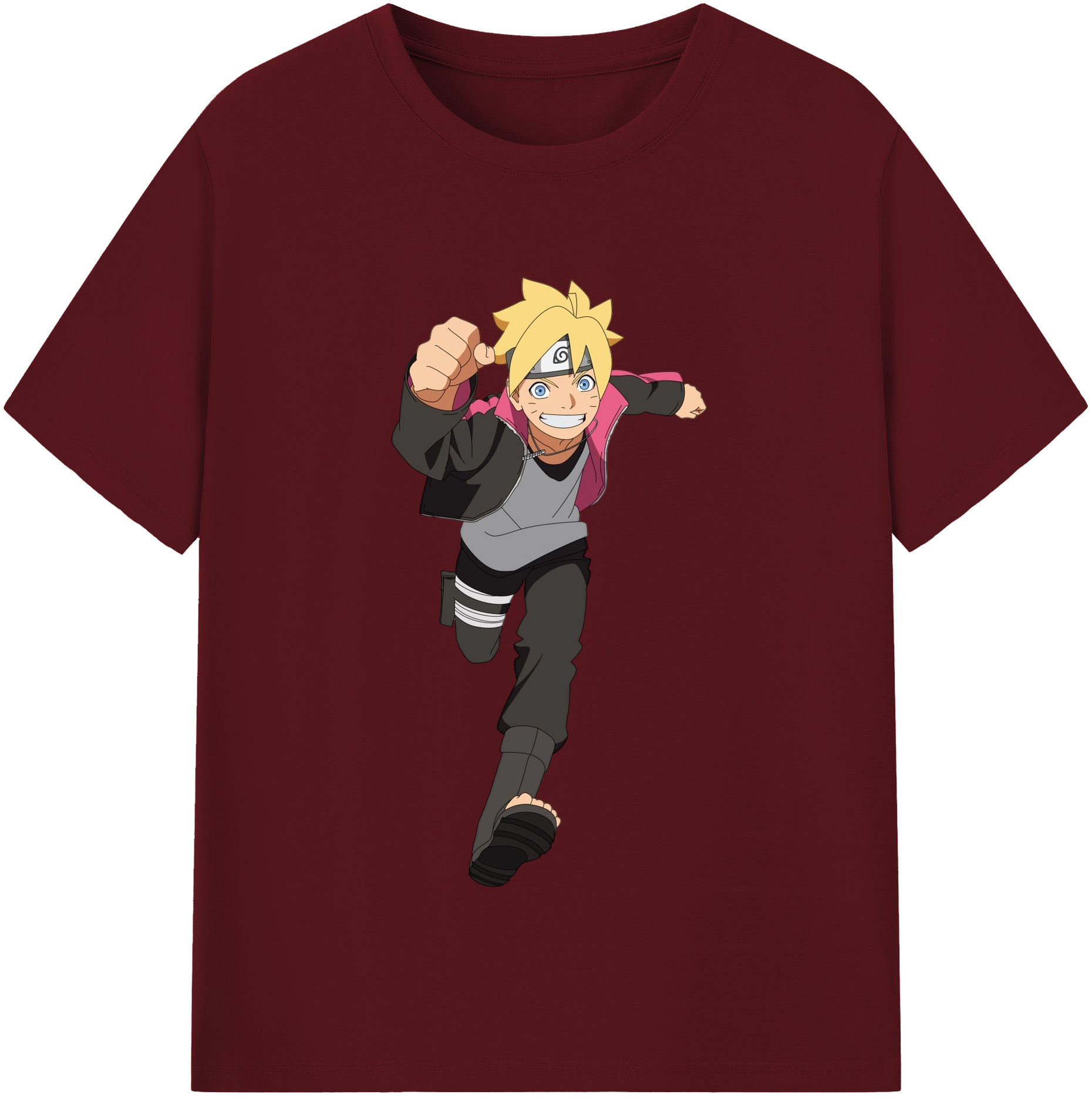 （画像用） NARUTO -ナルト- うずまき ボルト Uzumaki Boruto 綿100％半袖Tシャツ（フロントプリント）